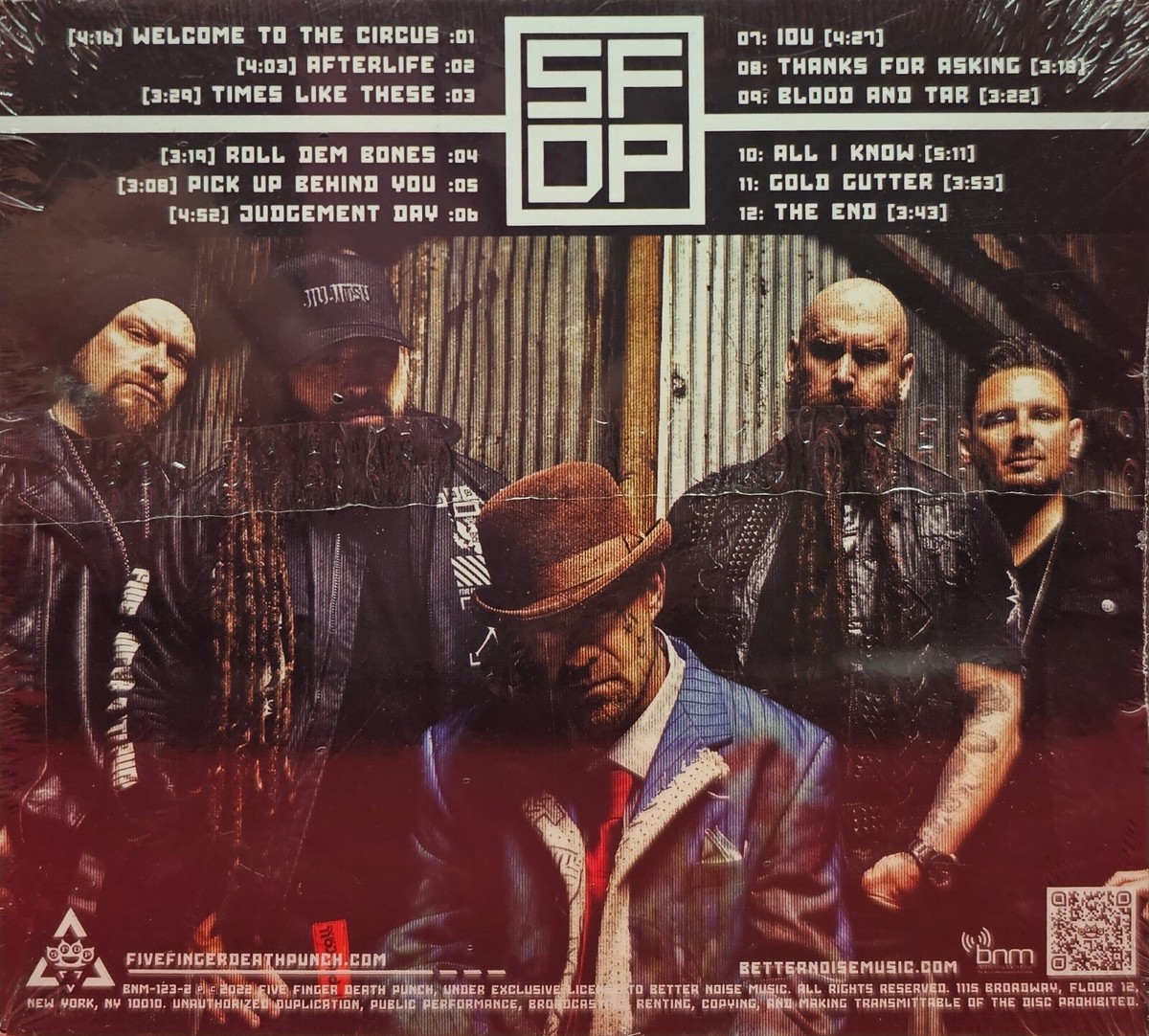 AfterLife by Five Finger Death Punch (CD, 2022) New/Sealed