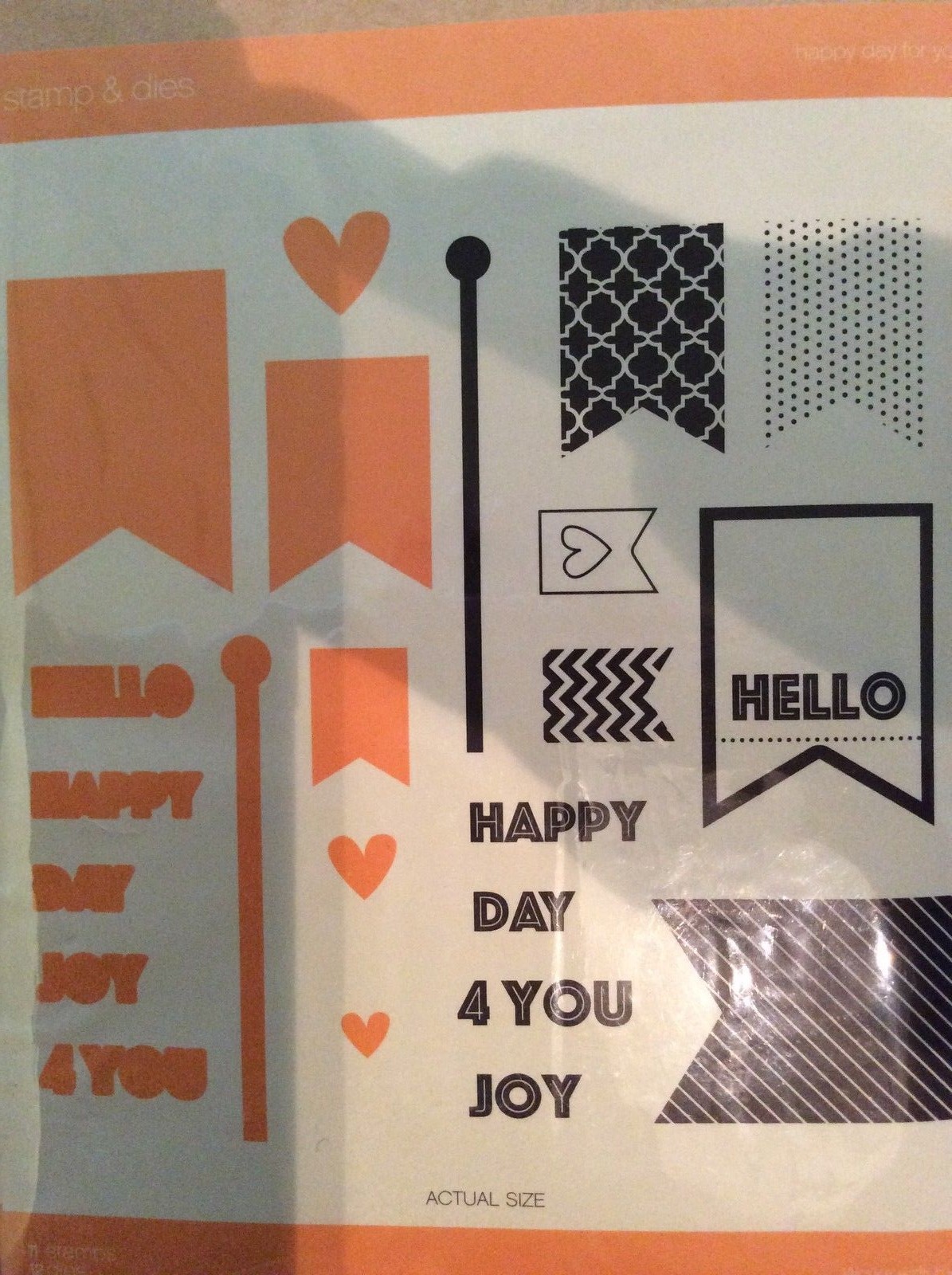 Happy Day 4 You - Crafters Companion Diamond Press Stamps & Cutting Dies DP1233