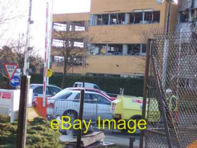 Photo 6x4 3-Com and Kodak office: Buncefield Hemel Hempstead Damage typic c2005