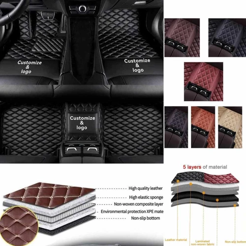 For Toyota Sequoia-Solara-Supra Car Floor Mats Custom Auto Carpets Waterproof - Imagen 29 de 40