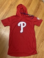 2019 Philadelphia Phillies SGA Hooded T-Shirt Child's LARGE SGA 03/30/2019 NIB