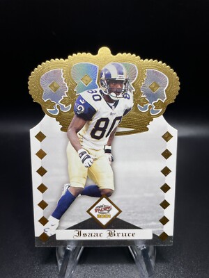 2001 Pacific Gold Crown Die-Cuts Isaac Bruce #25 HOF