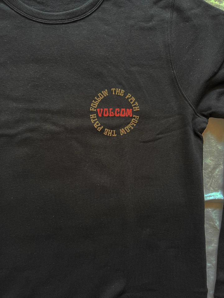 Volcom Dither Crew Fleece Sweater Pullover Schwarz Herren Men Black - Bild 3 von 4