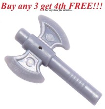    NEW Lego Weapon DB Gray Small Axe Castle Knight Kingdoms Minifigure