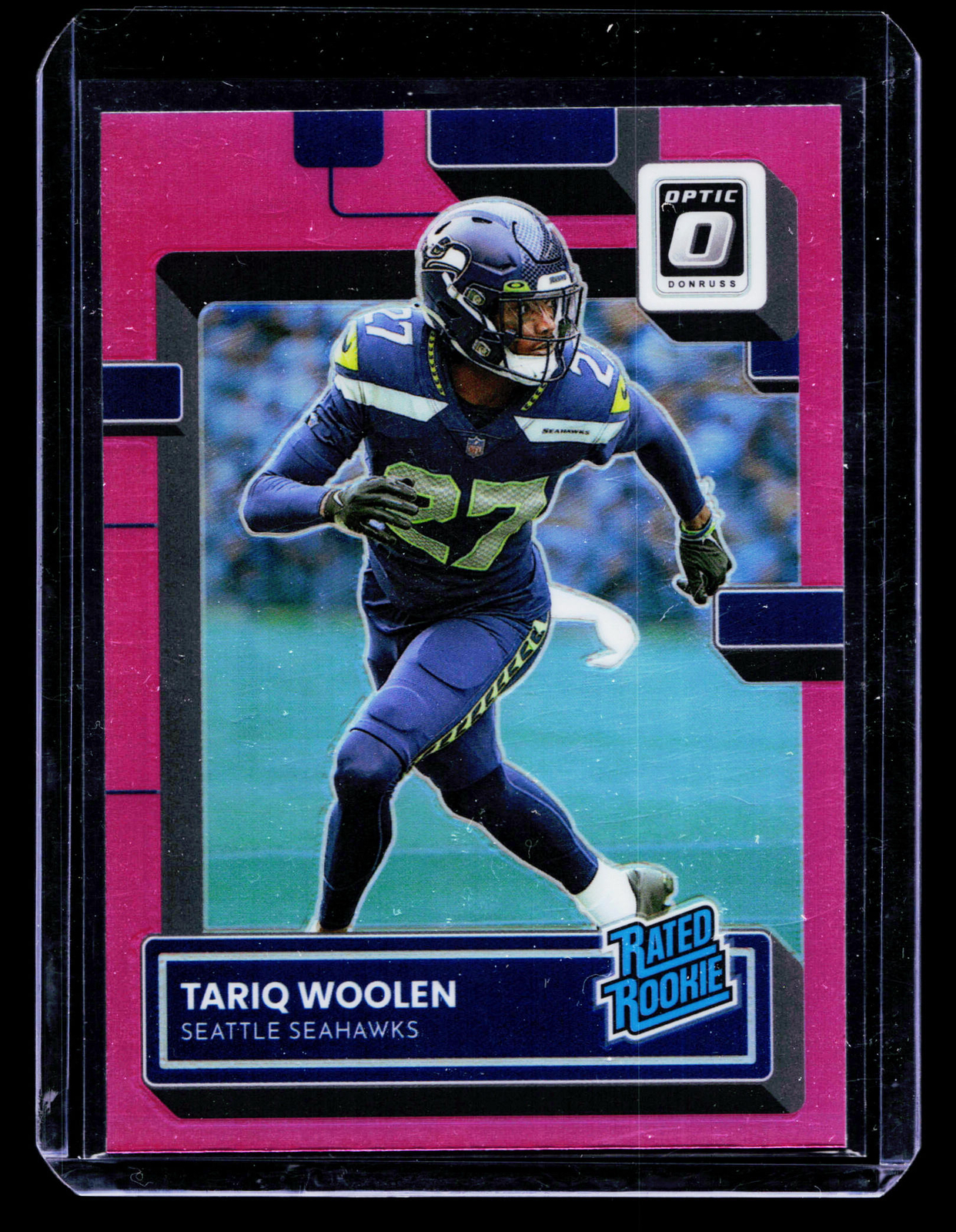 2022 Donruss Optic Pink Tariq Woolen #298 RC Seattle Seahawks