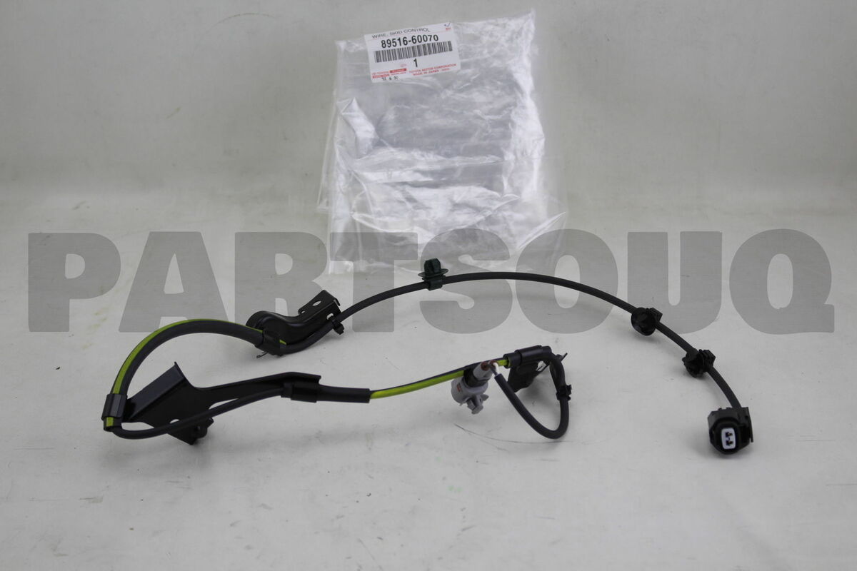 8951660070 Genuine Toyota WIRE, SKID CONTROL SENSOR 89516 8951660070 Genuine Toyota WIRE, SKID CONTROL SENSOR 89516