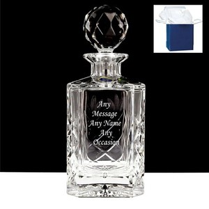 Custom Crystal Whiskey Decanter Set Design 1