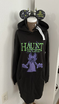 xs Haunted Mansion Hoodie and Backpack Set Disneyland NWT authentic with ears 2025 Disney Parks The Haunted Mansion Ghost Host Green  main image 3