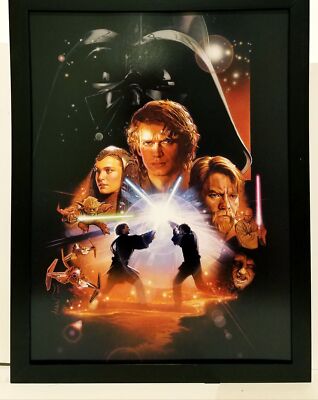 Star Wars Revenge of the Sith by Drew Struzan 9x12 FRAMED Art Star Wars Revenge of the Sith by Drew Struzan 9x12 FRAMED Art
