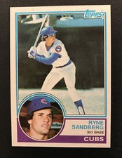1983 Topps  # 83 Ryne Sandberg NM-MT  RC Rookie Chicago Cubs
