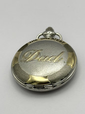 The Greatest Dad Two Tone Quartz Analog Men's Pocket Watch