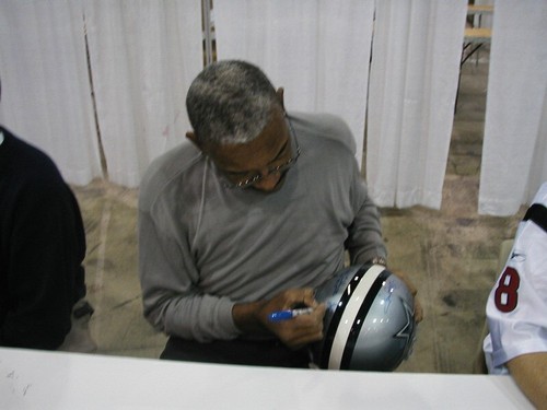 MULTI PLAYER SIGNED DALLAS COWBOYS FULLSIZE AUTHENTIC HELMET WITH COA - Picture 22 of 24