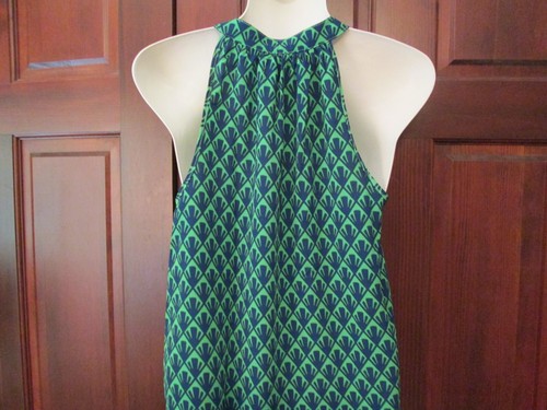 Blau-grüne Tanktop-Tunika mit Quasten von Mud Pie, Größe S, neu mit Etikett - Bild 4 von 4