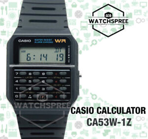 Casio Calculator Watch Ca53w 1z Ca 53w 1z Ebay