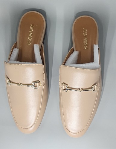 JENN ARDOR Women's Nude Mules Flat Loafer Backless Slip-on Shoes 8.5 New !! - Picture 5 of 10