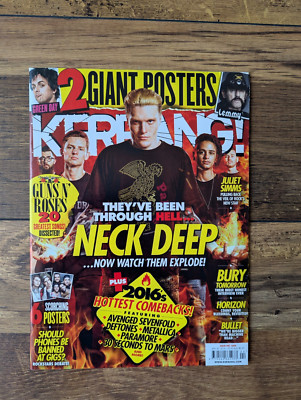 Kerrang! 1604 Neck Deep, Green Day/Lemmy Giant Posters, Juliet Simms, BMTH