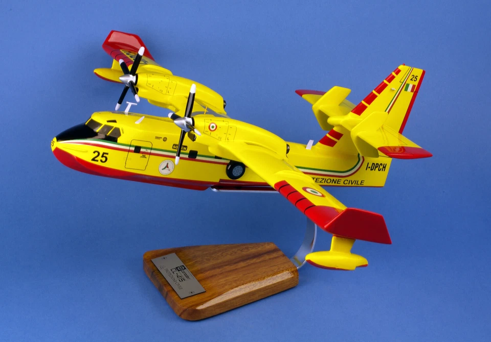ITALY Canadair CL 415 Protezione Civile n°25 XXL Woodmodel Avions YakAiR 202