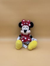 Genuine Original Authentic Disney Minnie Mouse Plush Stuffed Animal Toy 10"
