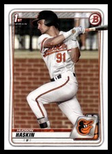 2020 Bowman Draft Hudson Haskin  1st Bowman BD-130 Baltimore Orioles
