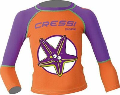 Cressi Purple Pequeno Girls Kids UV UPF+50 Sun Protective Starfish