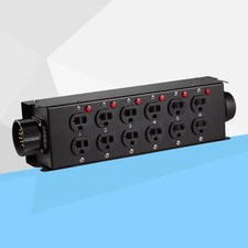 19 Pin Socapex To 12x Edison Power Distro Box for Stage DJ Lighting DistributiLB