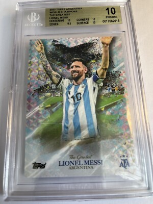 2023 Topps Argentina World Champions The Greatest Lionel Messi Prestine  WOW