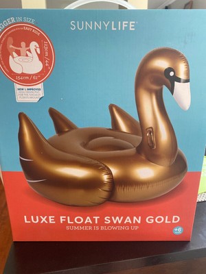 gold swan pool float