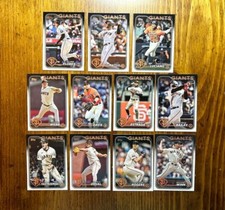 2024 Topps Series 1 San Francisco Giants Complete Full Base Team Set - 11 Cards