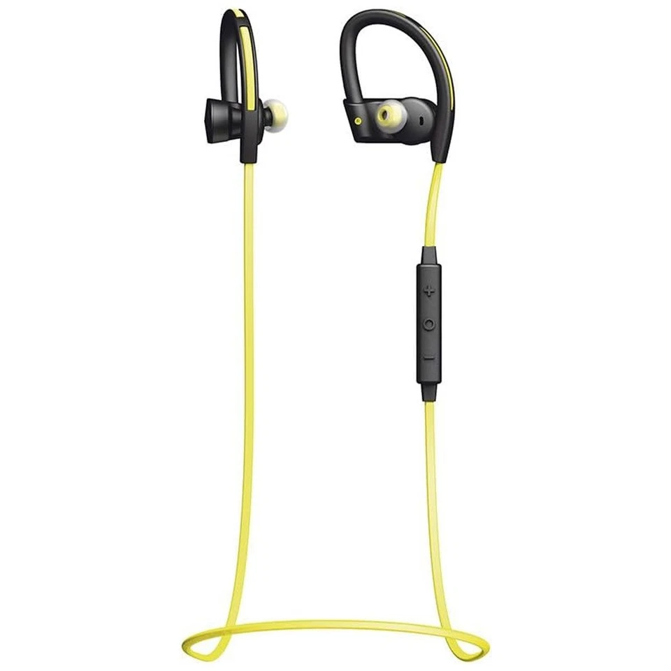Jabra Sport Pace Wireless Bluetooth Earbuds with Microphone - Black and Yellow - Image 4 of 4