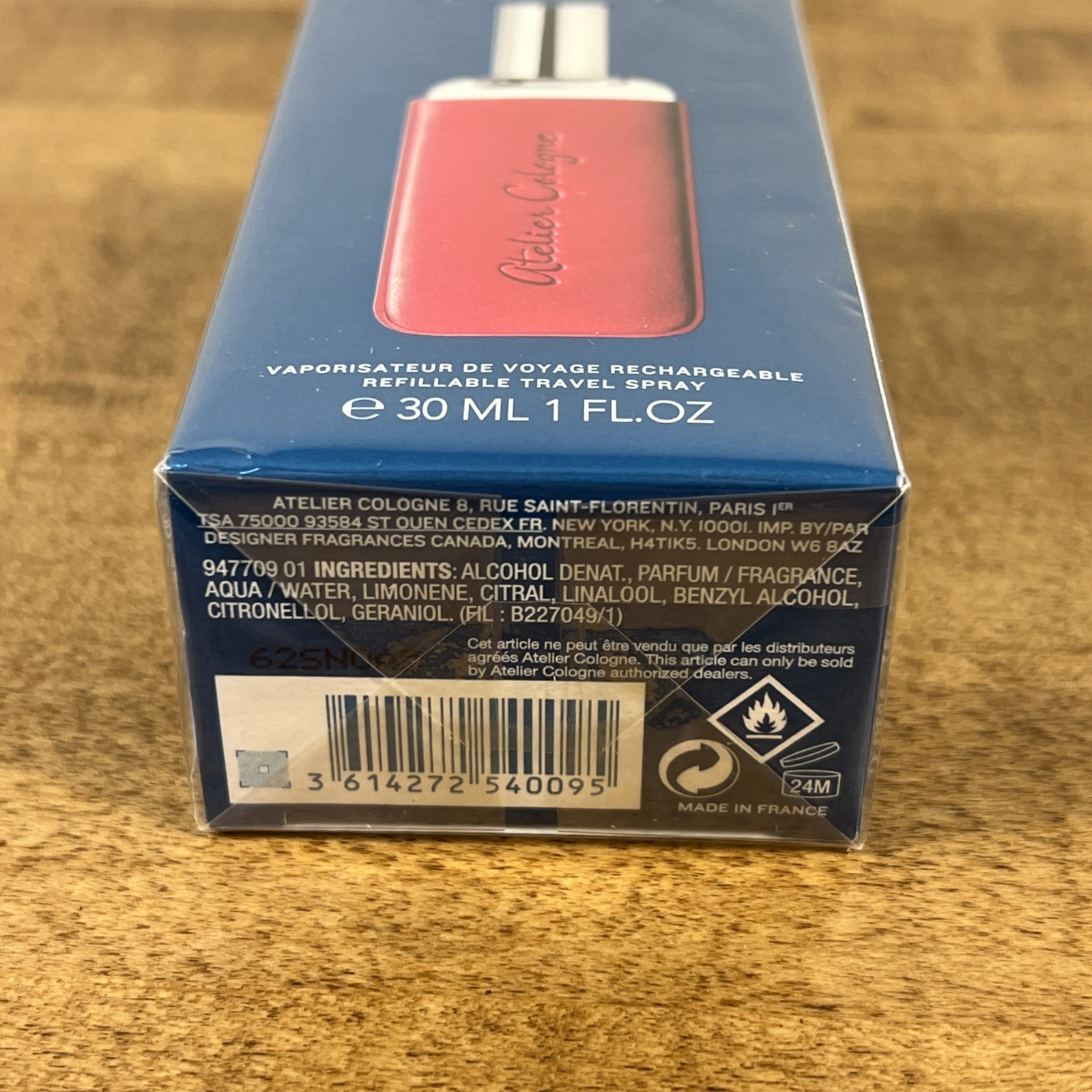 ATELIER COLOGNE Pacific Lime Cologne Absolue Pure Perfume 30ml / 1 oz SEALED