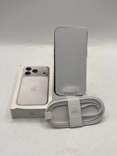 AT&T Apple iPhone 17 Pro A3256 MG7K4LL/A 256GB Silver Open Box