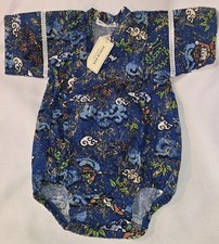 Japanese Baby Boy  s Summer Kimono/ Yukata/ Jinbei 100 Cotton One-Piece 70cm