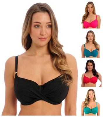 Fantasie Ottawa Bikini Oberteil Bügel Wickeloptik vorne Vollschale Damen Bademode 6355