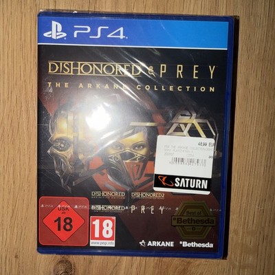 The Arkane Collection: Dishonored, Dishonored 2, Outsiders, Prey (PS4) - NEU