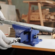 Heavy Duty Engineers Vice Vise Swivel Base Workshop Clamp Jaw Work Bench Table