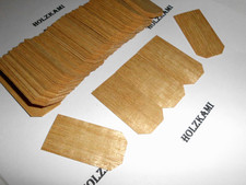 Dachschindeln  Holz  Linde.  50mm x 25mm x 1mm  L/B/H.  75 Schindeln.