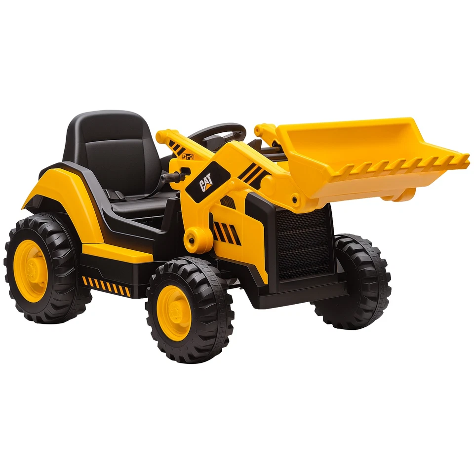 AIYAPLAY Ruspa Elettrica per Bambini 3-6 Anni Caterpillar 12V con Telecomando