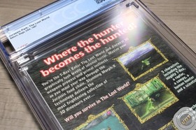 CGC 9.8 A+ - The Lost World: Jurassic Park Sega Saturn 1997 NEW!