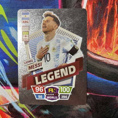 Lionel Messi 2022 Panini Adrenalyn XL FIFA World Cup Qatar Legend RARE