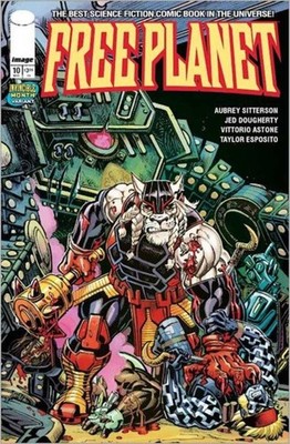 Free Planet #10 Cover C Jed Dougherty Invincible Team Up Variant (NM)