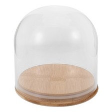 Clear Glass Dome Showcase Eternal Flower Display Cloche Bell Jar