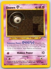 Unown [C] 57/105 2002 Neo Destiny Uncommon Pokemon Unlimited LP on eBay