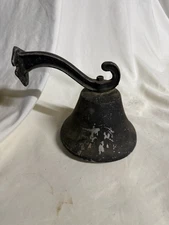 Vintage Antique Dinner Bell Metal Farmhouse Decor Rustic Primitive