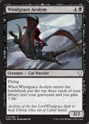 Windgrace Acolyte 112/269 Dominaria Foil Common