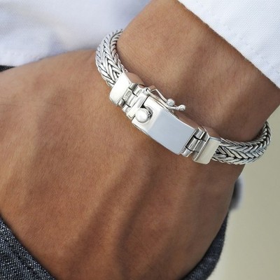 6/8mm Impressive High-Quality 925 Sterling Silver Men's bracelets