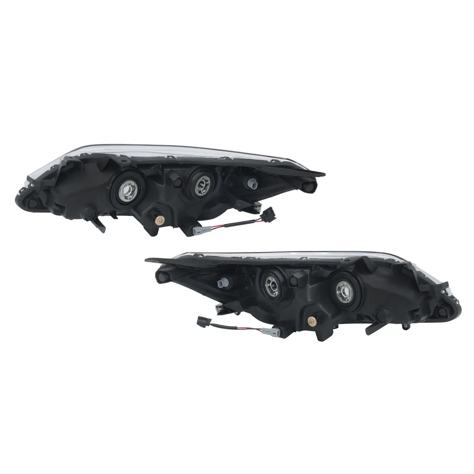 Pair For Toyota Avalon 2013 2014 2015 Headlights Halogen Projector Black Housing - Image 4 of 4
