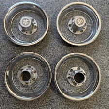 1973-91 Chevy Squarebody K10 K5 Blazer 4x4 6 Lug Rally Wheel Center Cap Rings