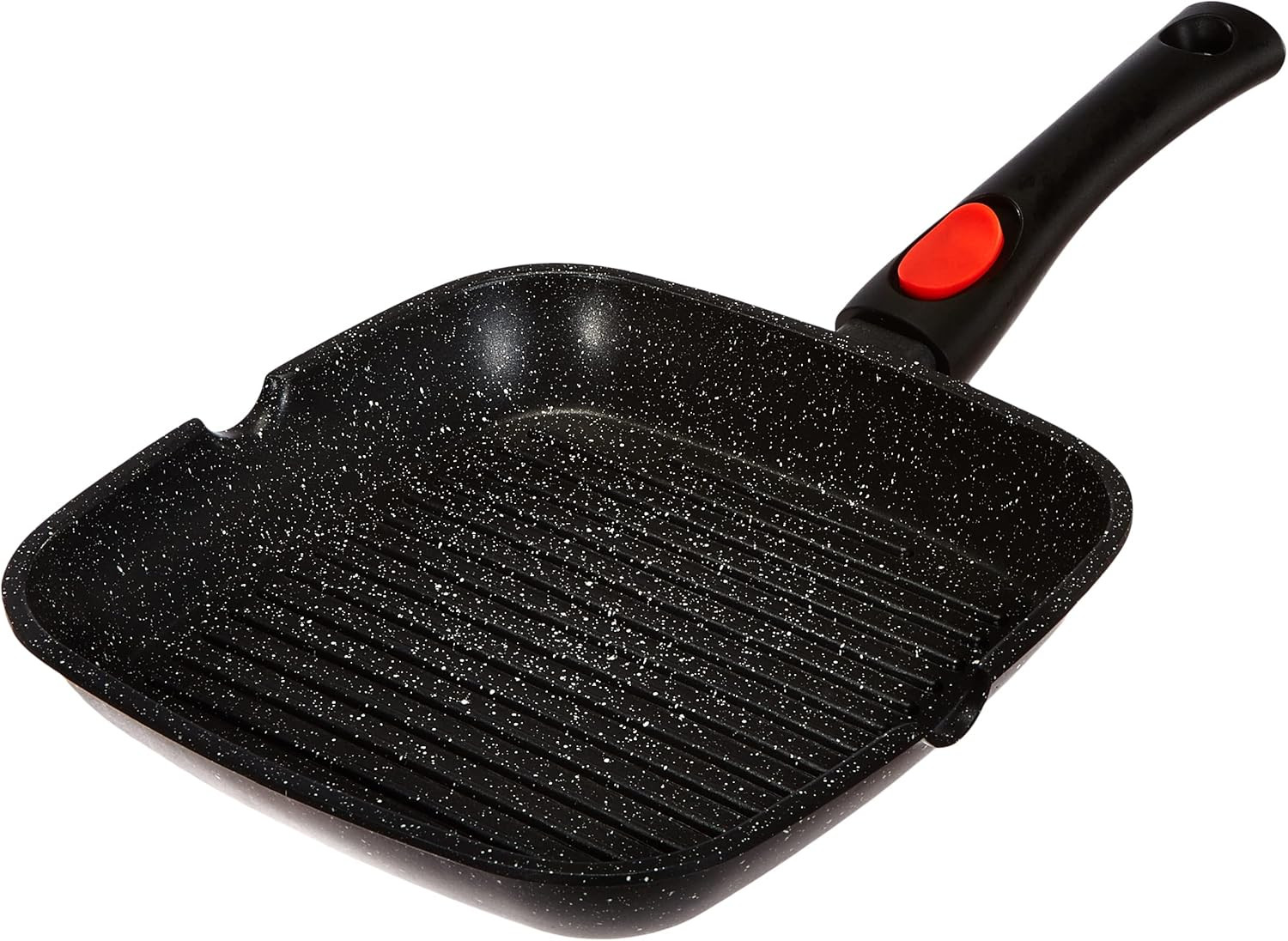 Bistecchiera Salvaspazio 24 cm - Alluminio Pressofuso e Manico Staccabile