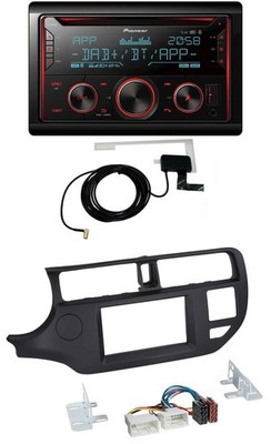 Pioneer 2DIN MP3 DAB USB CD Bluetooth Car Stereo for Kia Rio 11-14 UB Black