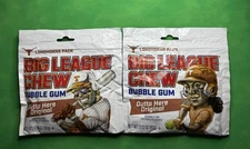 Big League Chew 🧡 TEXAS LONGHORNS 🤍Baseball ⚾️ Softball (2) Sealed Packs! Gum